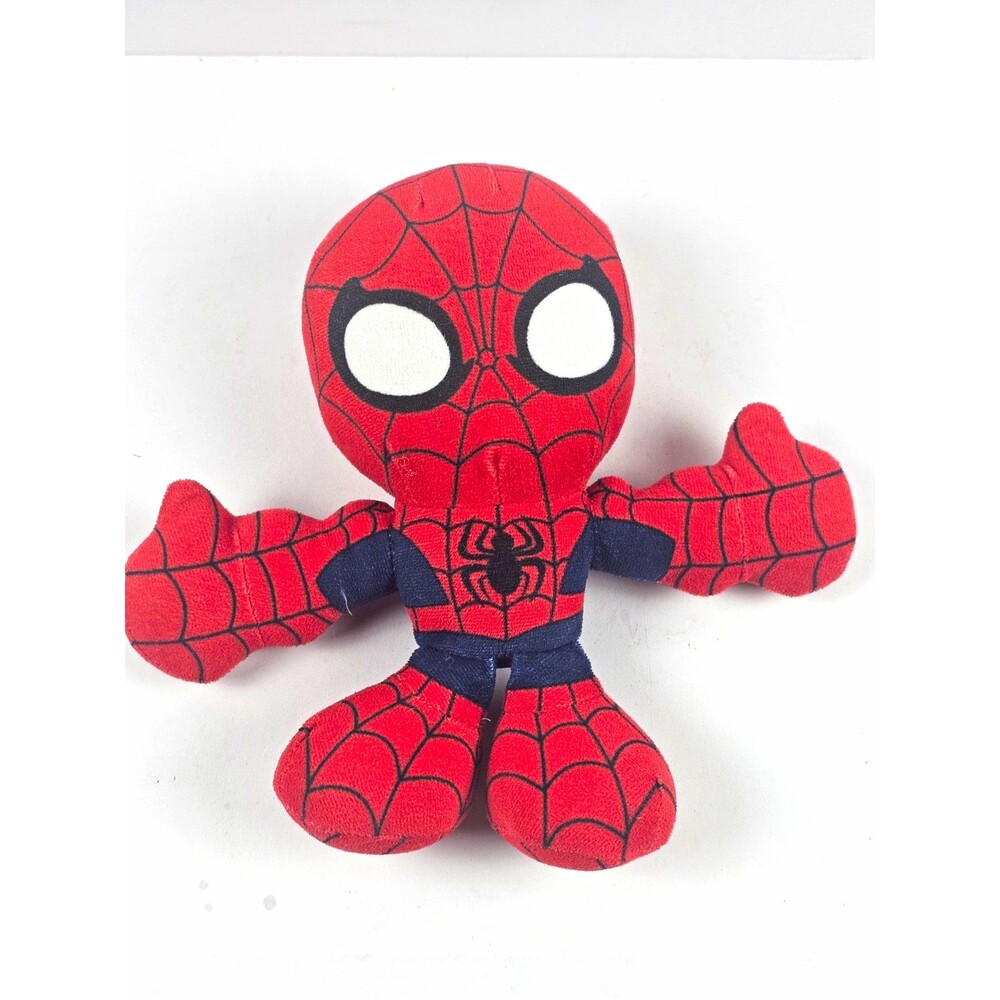 Spider-Man Plush Stuffed Toy Red Blue Small 6-14 in Ages 3-5 (2023)